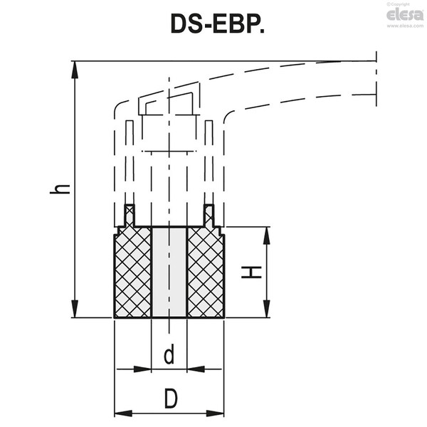 Spacer Sleeves For EBP. Bridge Handles, DS-EBP.110